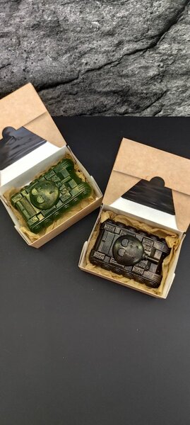 Сувенирное мыло "Танк"