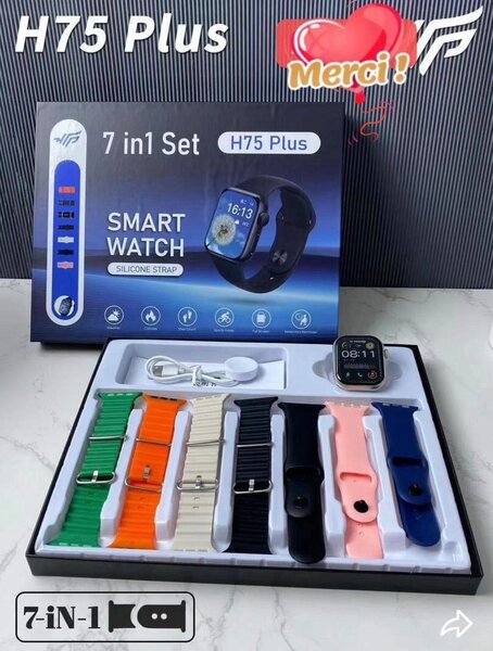 Montre Connectée H75 Plus 7-en-1