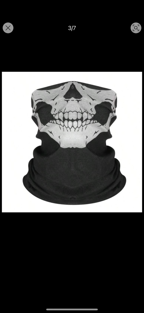 Écharpe multifonction crâne