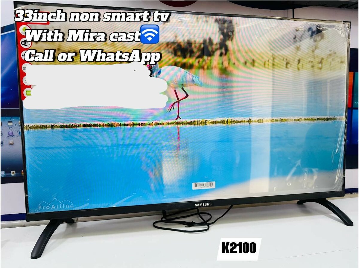 33inch non smart tv With Mira cast