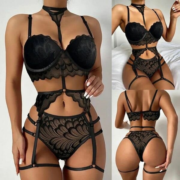 3 piece lingerie 
