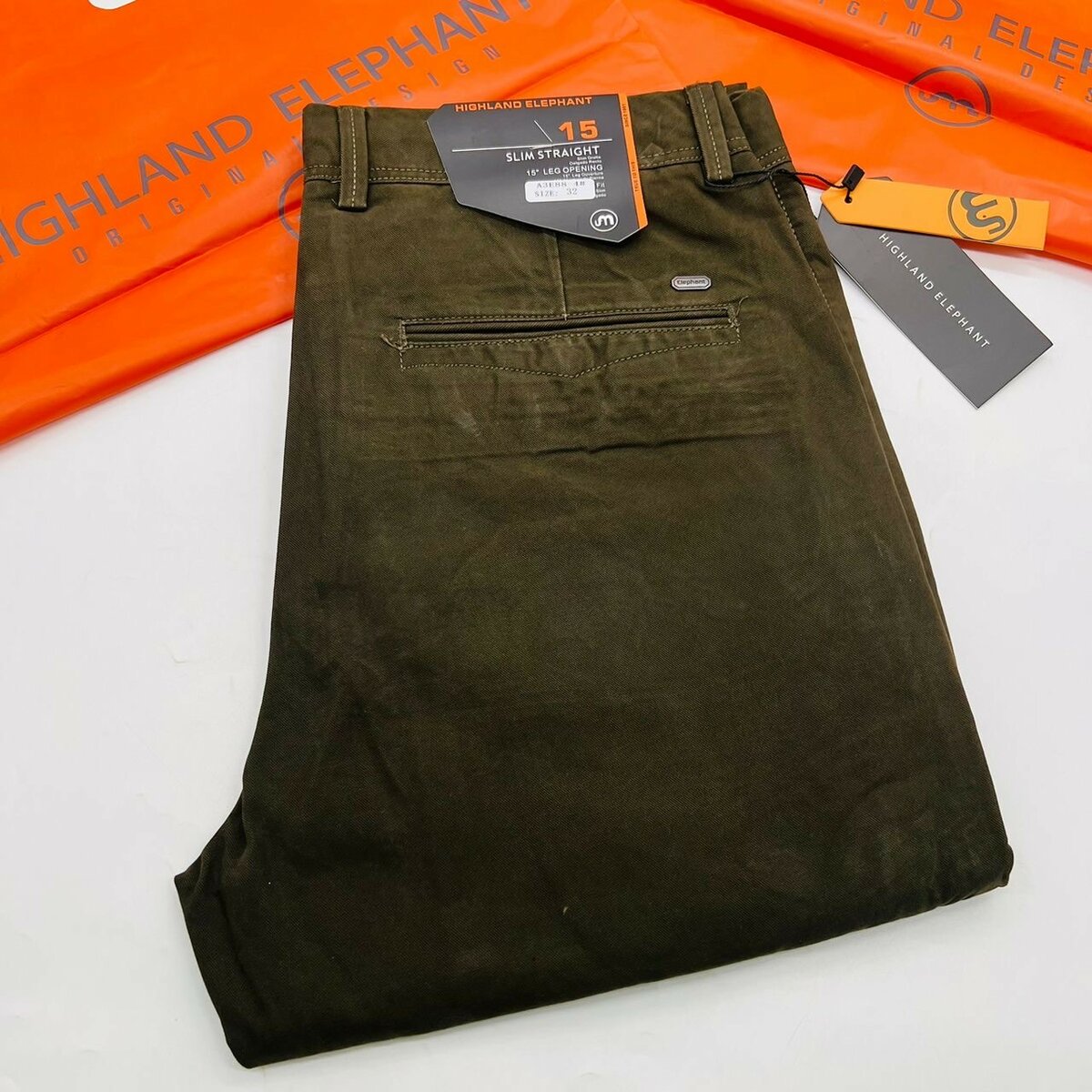 Quality khaki trousers