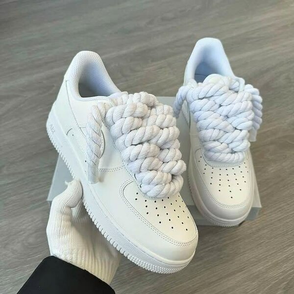Air Force One Blanche Gros Lacet