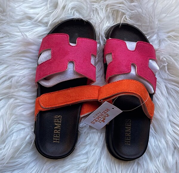 Sandales Hermès multicolores