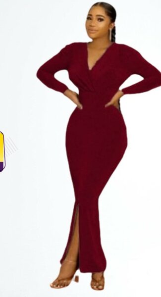 Stylish and high-quality women's dress red