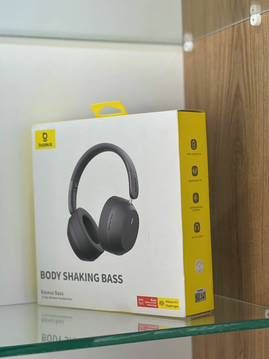 Baseus Bass 35 Max Wireless Headphones - Twilight Grey