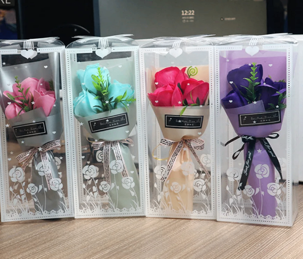 Bouquet de roses artificielles