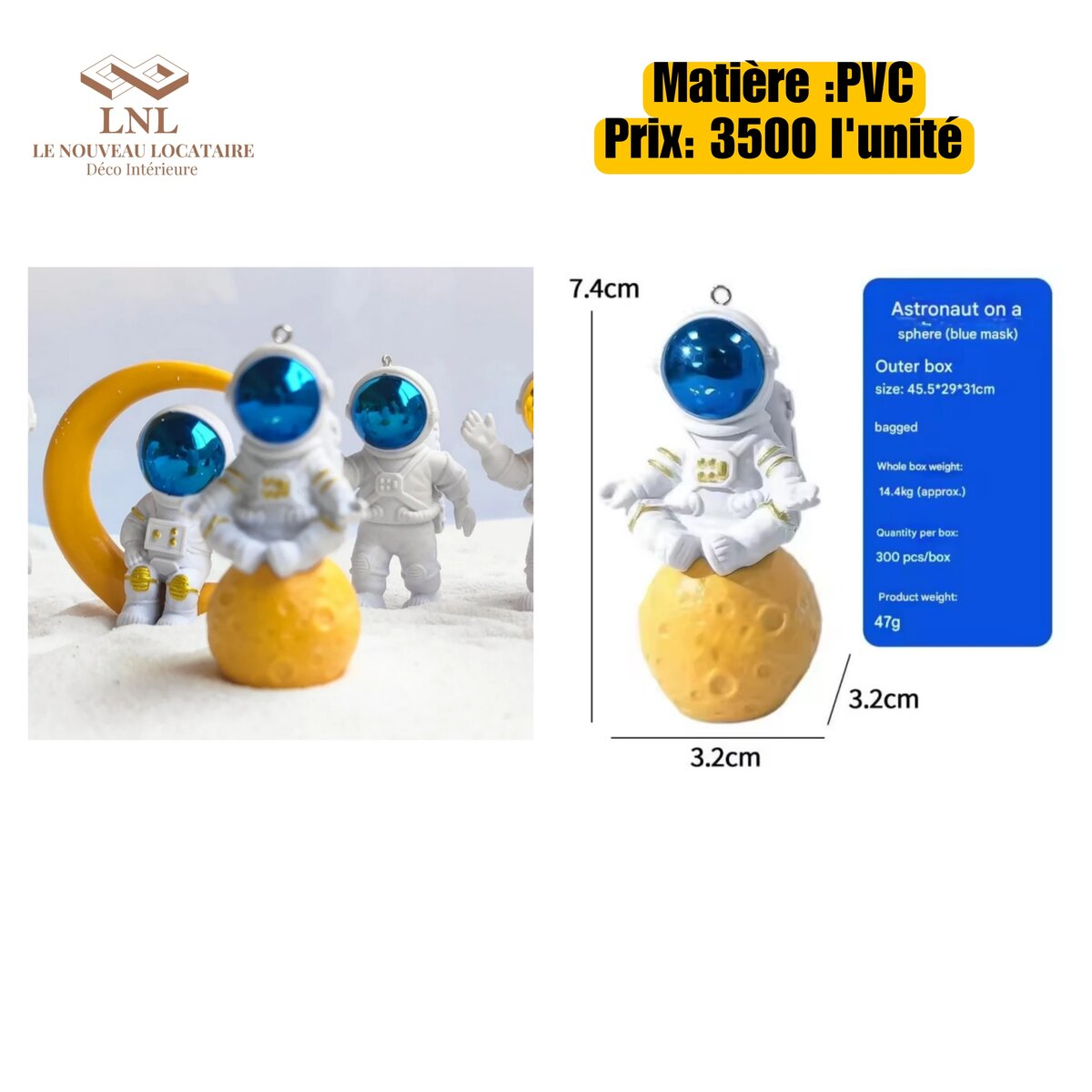 Figurine Astronaute Décorative