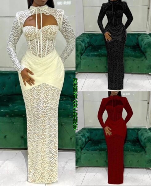 Robe soirée longue élégante