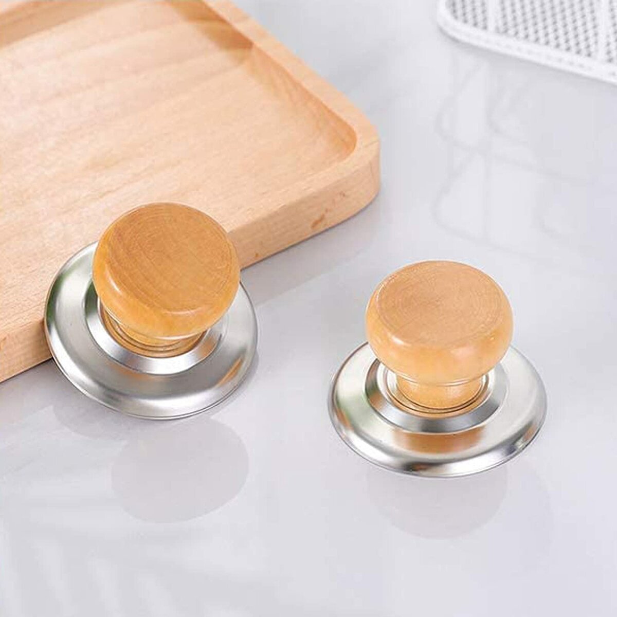 Boutons de Couvercle Bois