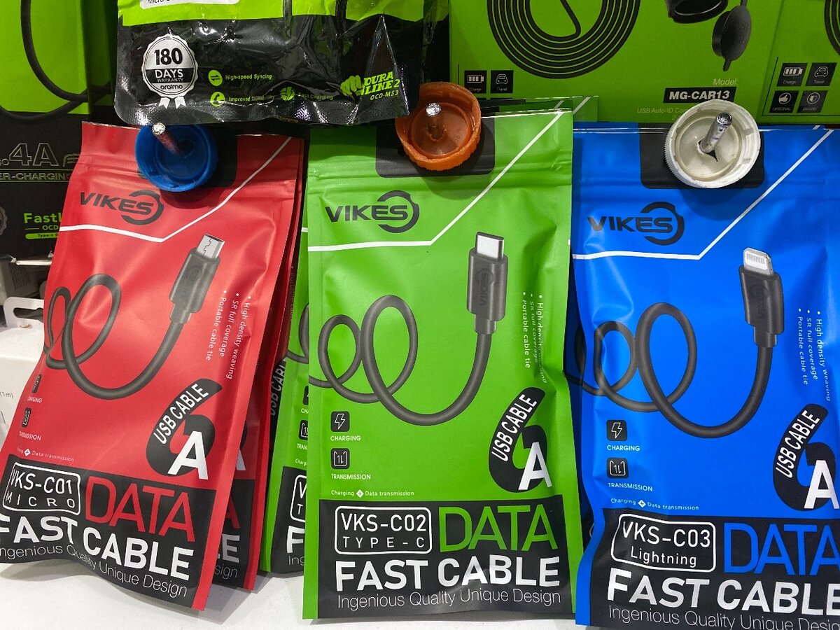 Type c &iPhones data cables