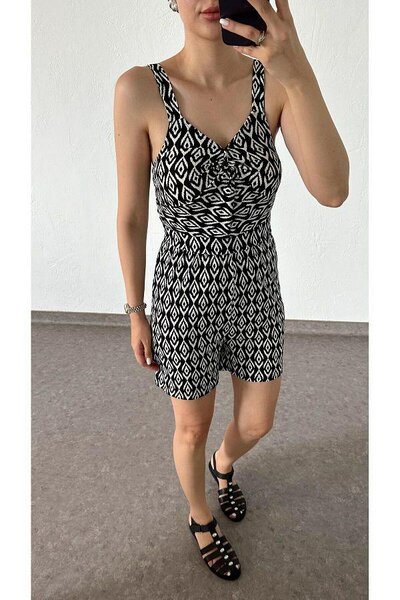 Combinaison chic imprimée été