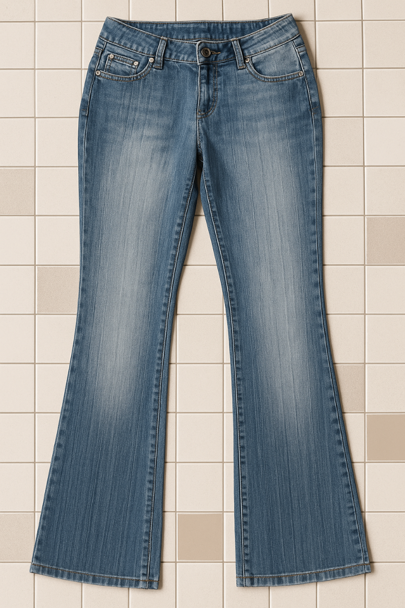 Jeans évasés tendance
