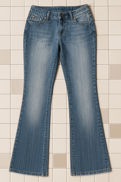 Jeans évasés tendance