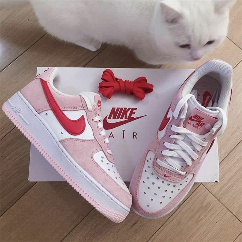 Baskets Nike Air Rose Blanc