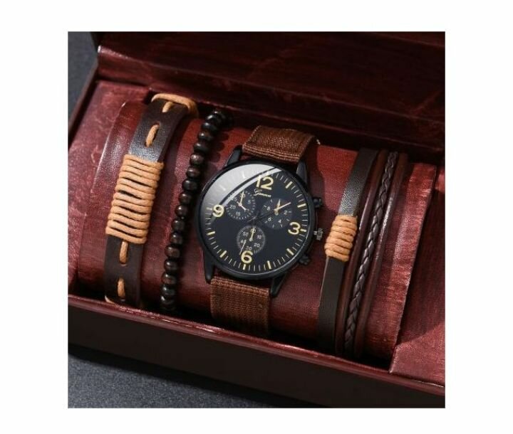 Montre élégante avec bracelets