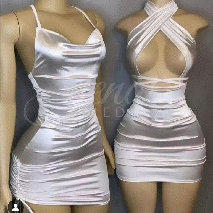 Robe Cocktail Satinée Glamour