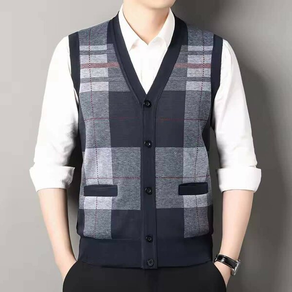 Gilet en laine homme élégant
