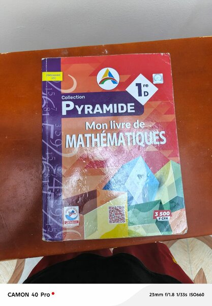 Livre Physique 1ère CDE