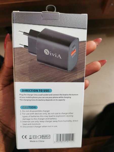 20W Sivia C port fast charger