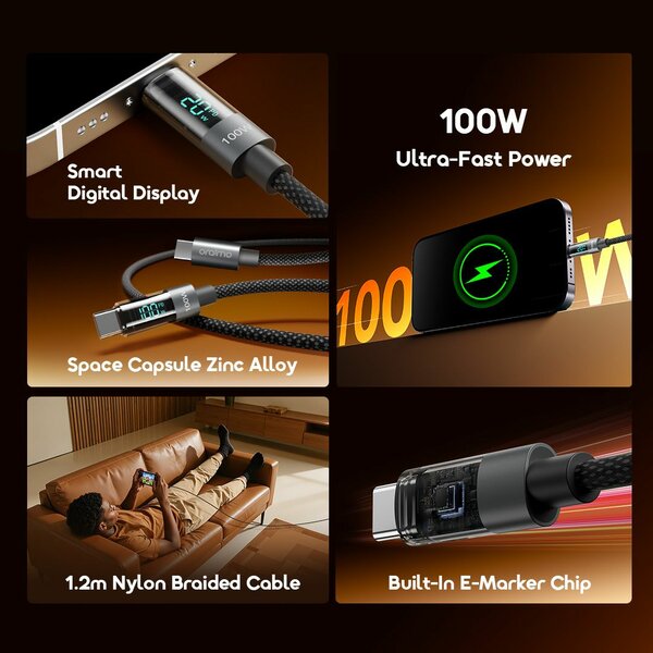 Oraimo Digiline types-C 100W