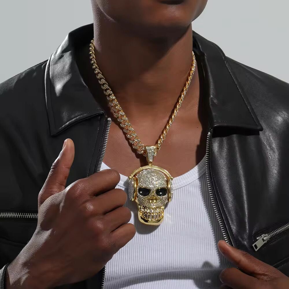 Collier Pendentif Tête de Mort