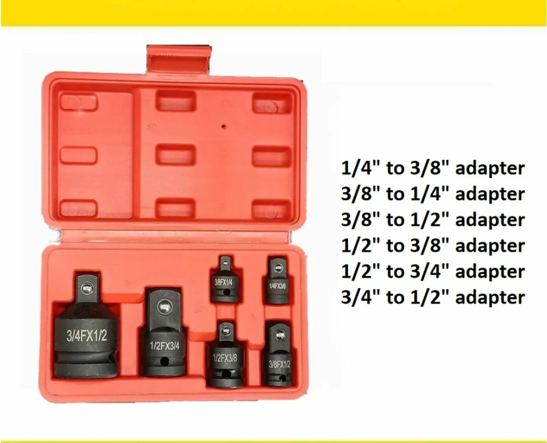 Socket Adapter Set for Wrenches