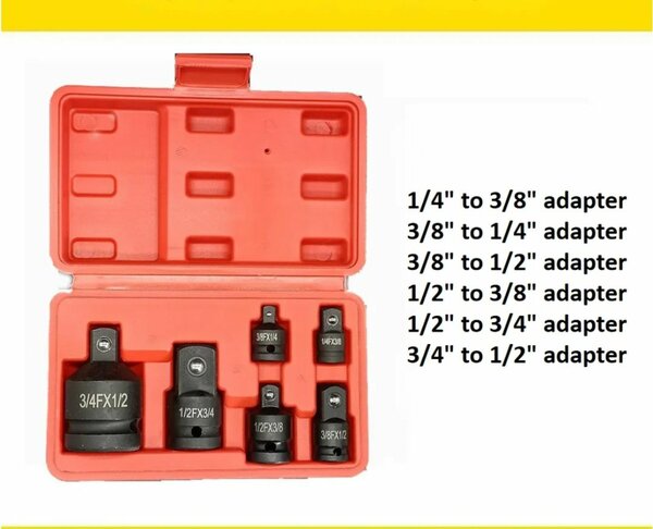 Socket Adapter Set for Wrenches