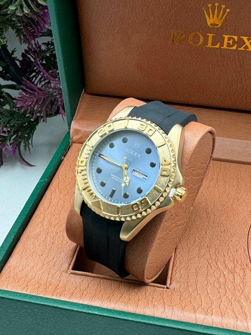 Rolex silicon strap watch