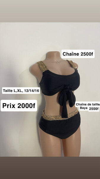 Elegant Black Bikini Set