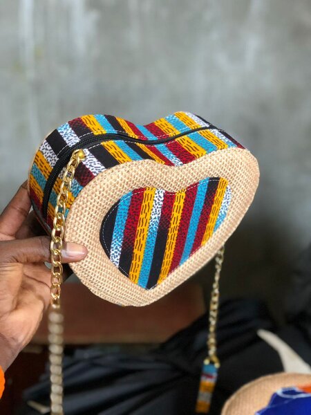 Sac à bandoulière en rotin