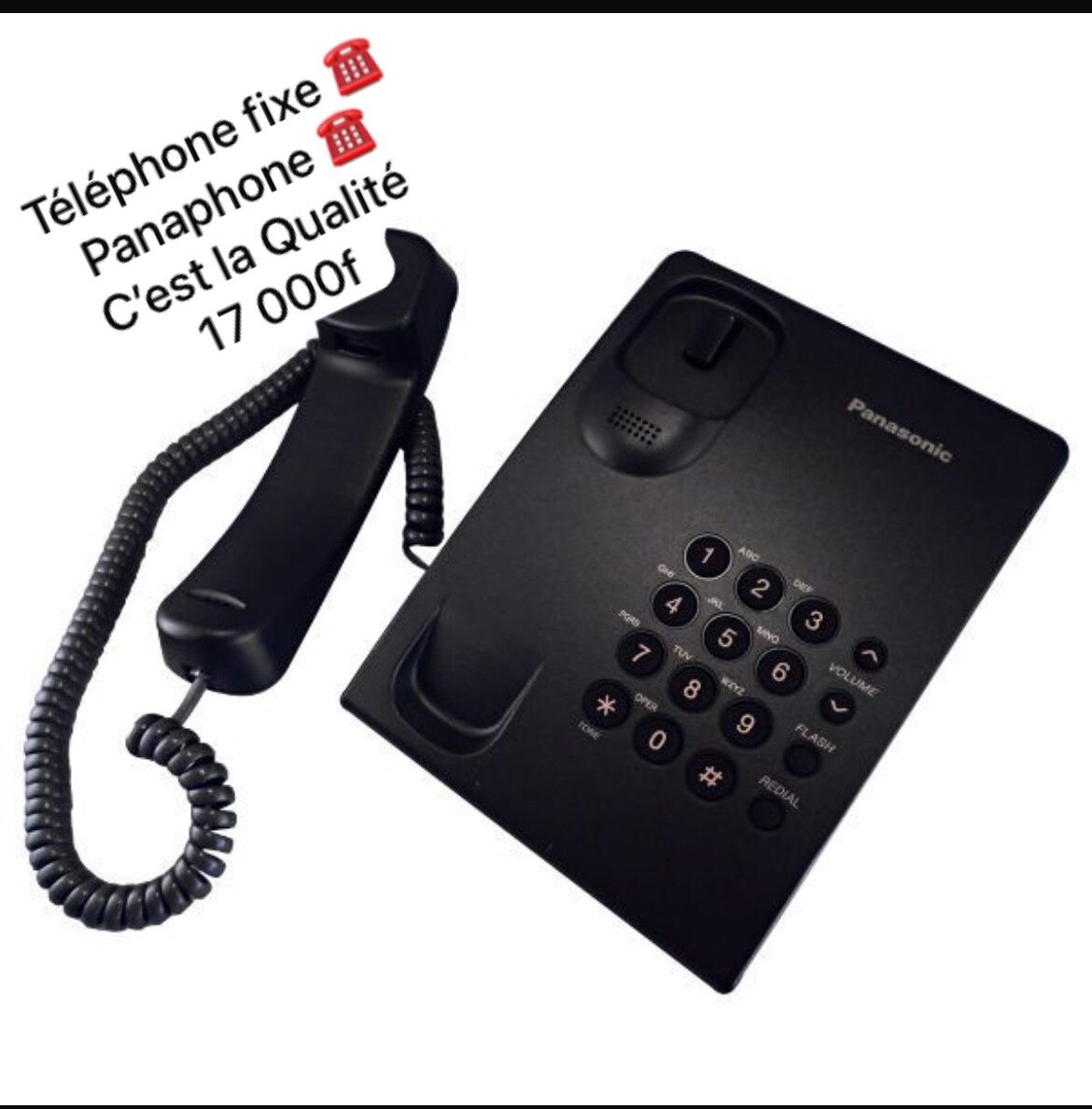 Téléphone fixe sans écran