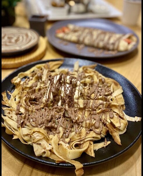 Crêpes au chocolat gourmandes