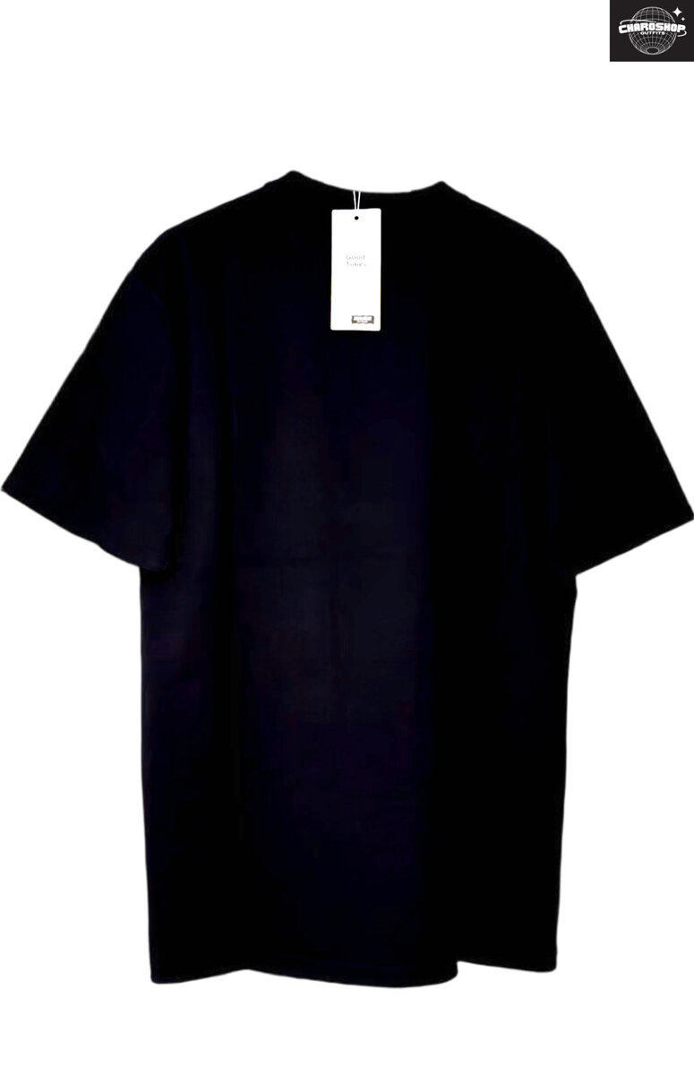 T-shirt graphique noir tendance