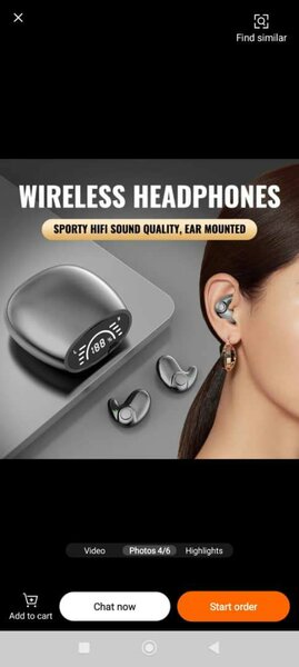 Écouteurs sans fil confortables