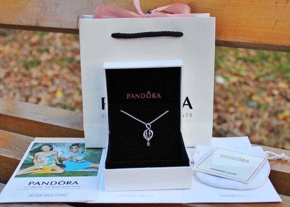 Цепочка от Pandora с шармом «Воздушный шар»