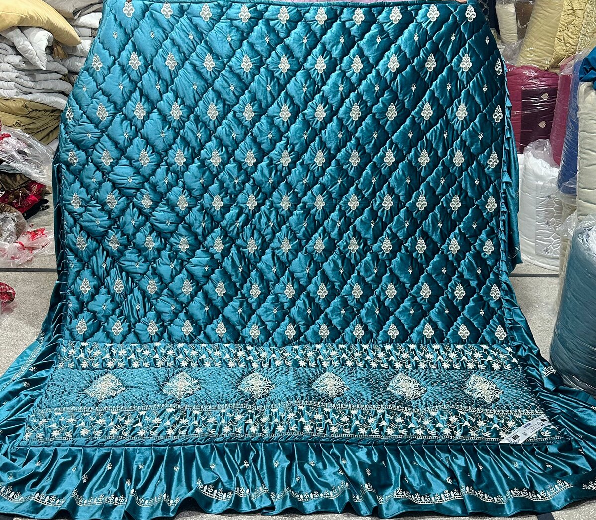 Fancy bridal bedsheet