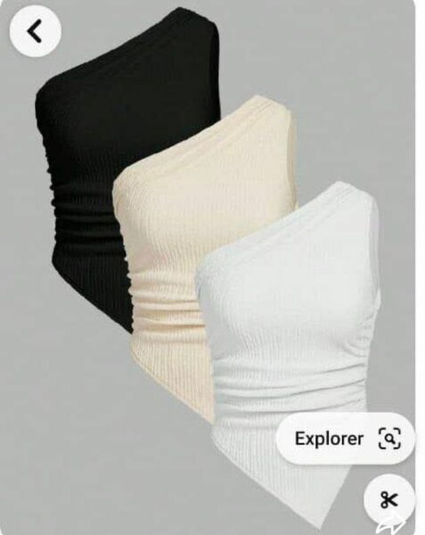 Top asymétrique élégant