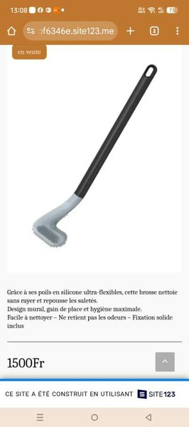 Brosse à récurer en silicone