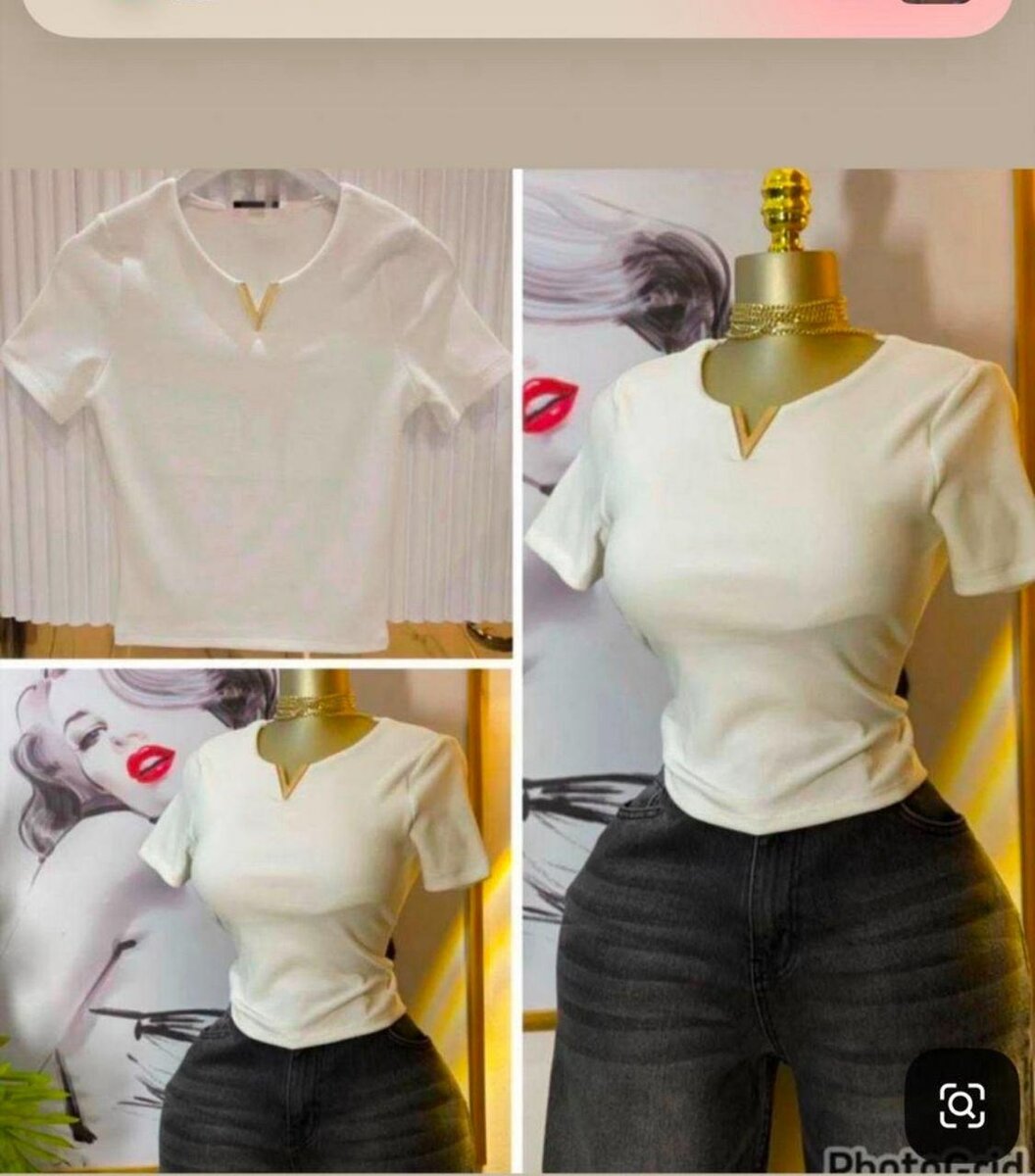 T-shirts unies élégantes