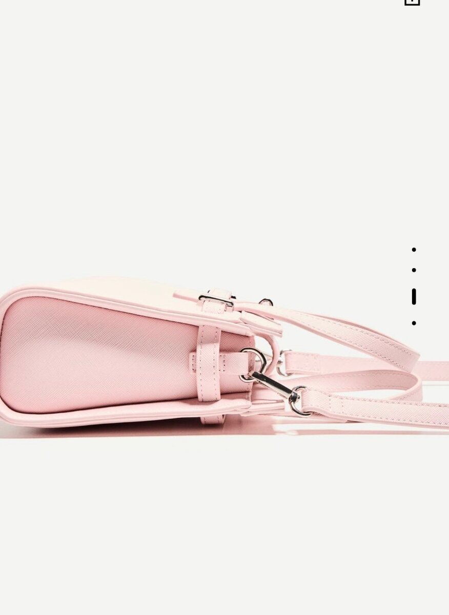 Sac à main rose BERSHKA
