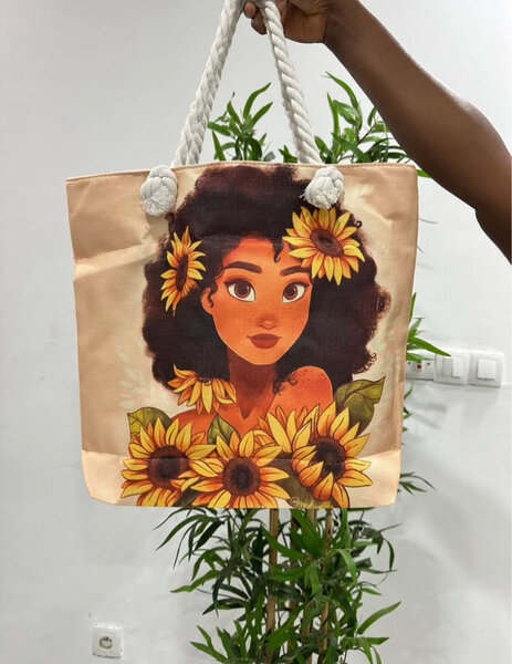 Sac cabas en toile tendance