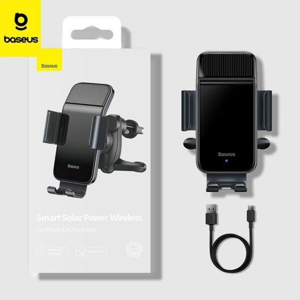 Support Téléphone Voiture Solaire Baseus