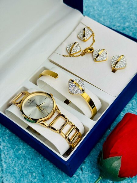 Ensemble Cadeau Montre et Bijoux