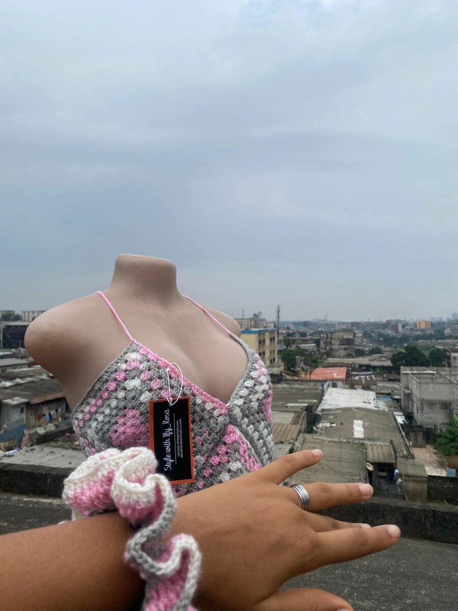 Boho Crochet Knit Top