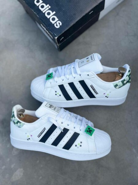 Adidas Sneakers Blanc Noir