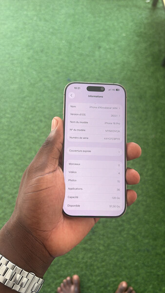 iPhone 16 Pro  128 Go  CE