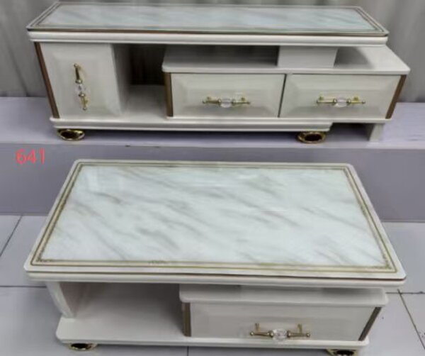 Table basse élégante en marbre