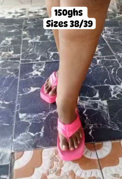 Pink sandals