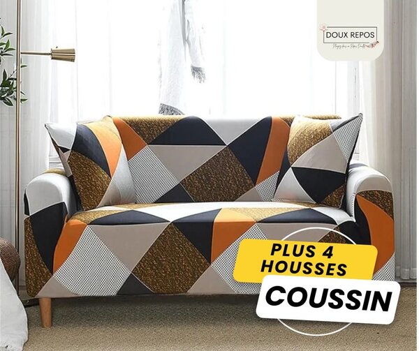 Housse élastique pour canapé